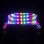 Flexible RGB LED Matrix 8x32 (WS2812B) | 101801 | Other by www.smart-prototyping.com
